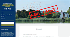 Desktop Screenshot of nein-danke.info